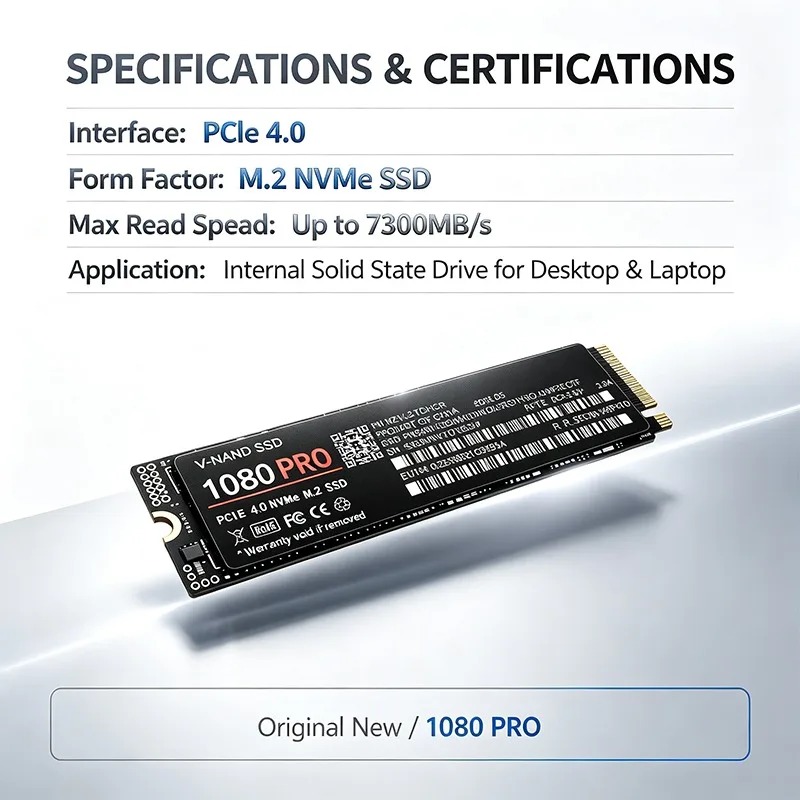 Original 1080PRO SSD M.2 NVMe  - M.2 Nvme 4Tb Pcie 4.0 Ssd 评论和价格