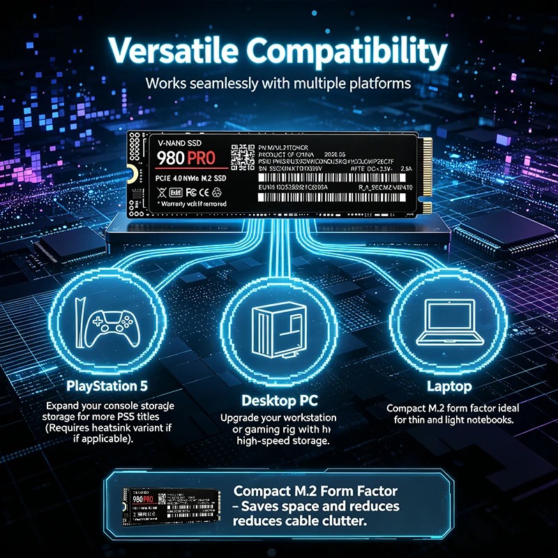 980 PRO High-Speed PCIe 4.0 x4 - M.2 Nvme 4Tb Pcie 4.0 Ssd 评论和价格