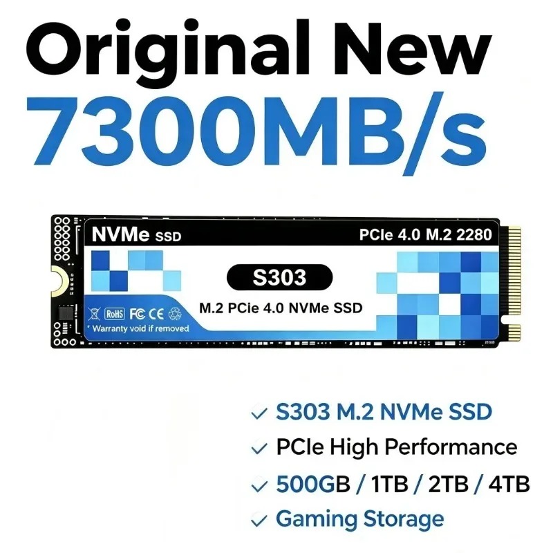 S303 4TB SSD NVMe M.2 PCIe 4.0 - M.2 Nvme 4Tb Pcie 4.0 Ssd 评论和价格